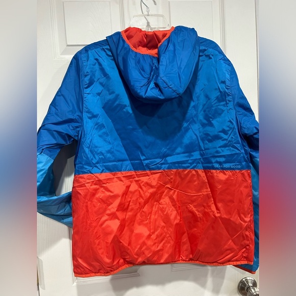 Cotopaxi Women’s Large Teca Calido Hooded Insulated Jacket NWT Blue Orange - Picture 2 of 14